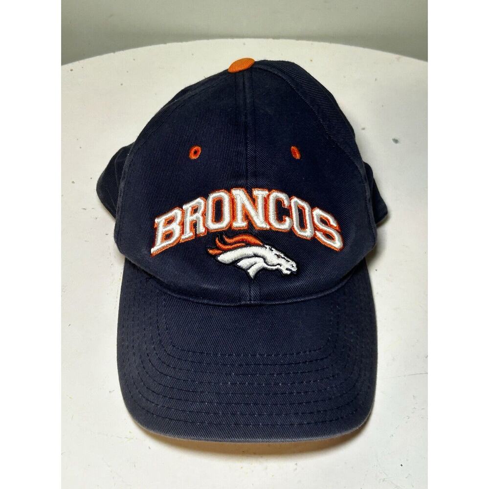 Vintage Denver Broncos ANNCO NFL Snapback Cap Hat Blue Embroidered